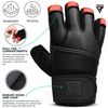 RDX Weight Lifting Gloves, (Red/Black), X-Large