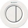Geberit Dual Type01 Flush Button White Alpine for Concealed Cistern 12cm and 15cm - 116.042.11.1