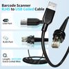 3M New Datalogic CAB-550 Coiled 3M Type A USB to RJ45 Barcode Scanner Cable