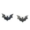Bat Ear Studs Earrings Miniblings Bats Microbats Mammals Vampire Silver
