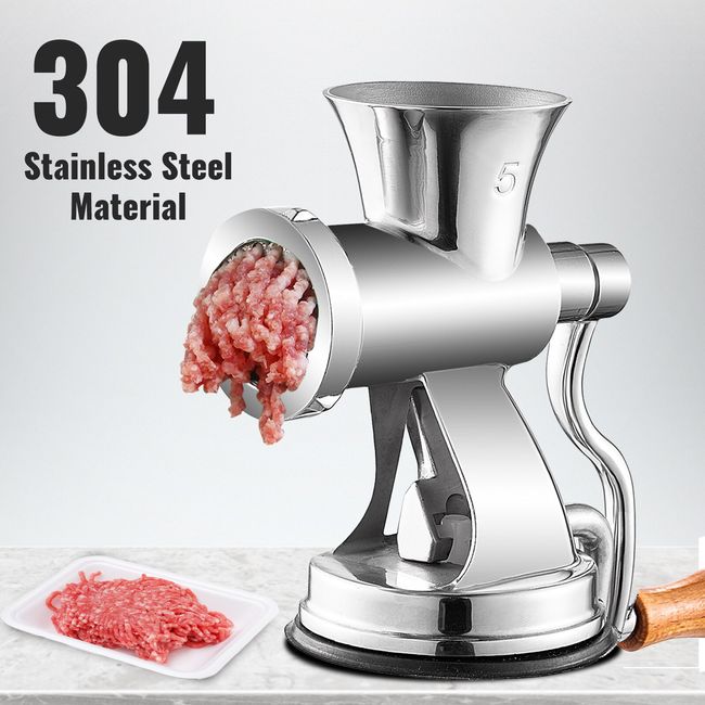 Manual Meat Grinder, Hand Crank Mincer Meat Processor Grinding Machine  Ground Chopper Multifunctional Meat Mincing Machine Kitchen Tool Sausage  Stuffe