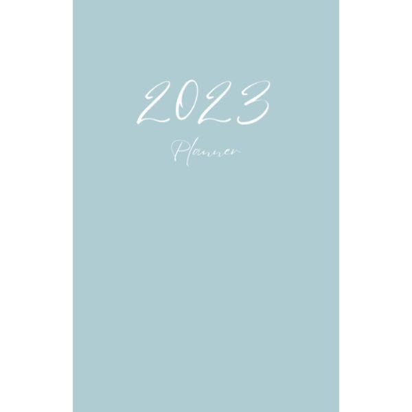 2023 Planner- Sky Blue Daily/Weekly/Monthly 5.5x8.5 Planner (dated Jan 2023 – Dec 2023)