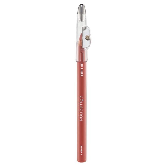 Collection Cosmetics Long-Lasting Lip Liner Pencil with Sharpener, Nude Blush