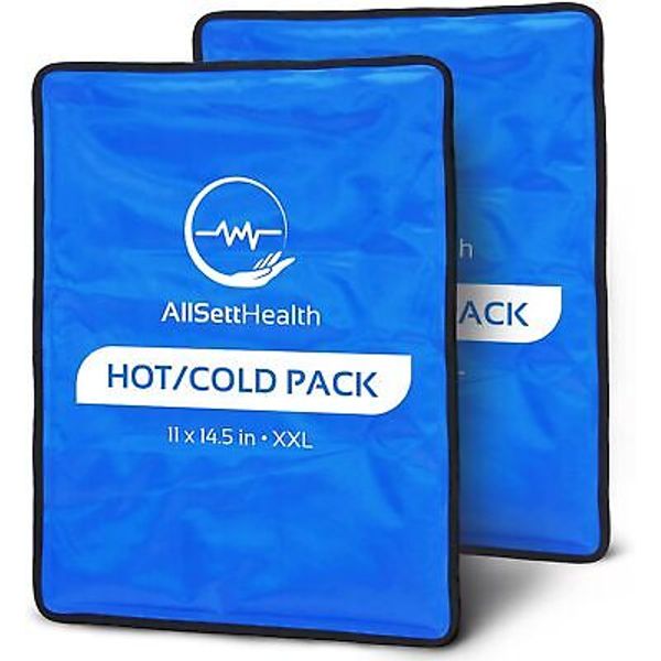 Reusable Ice Packs for Injuries | 11" x 11x14.5 Inch (Pack of 2)