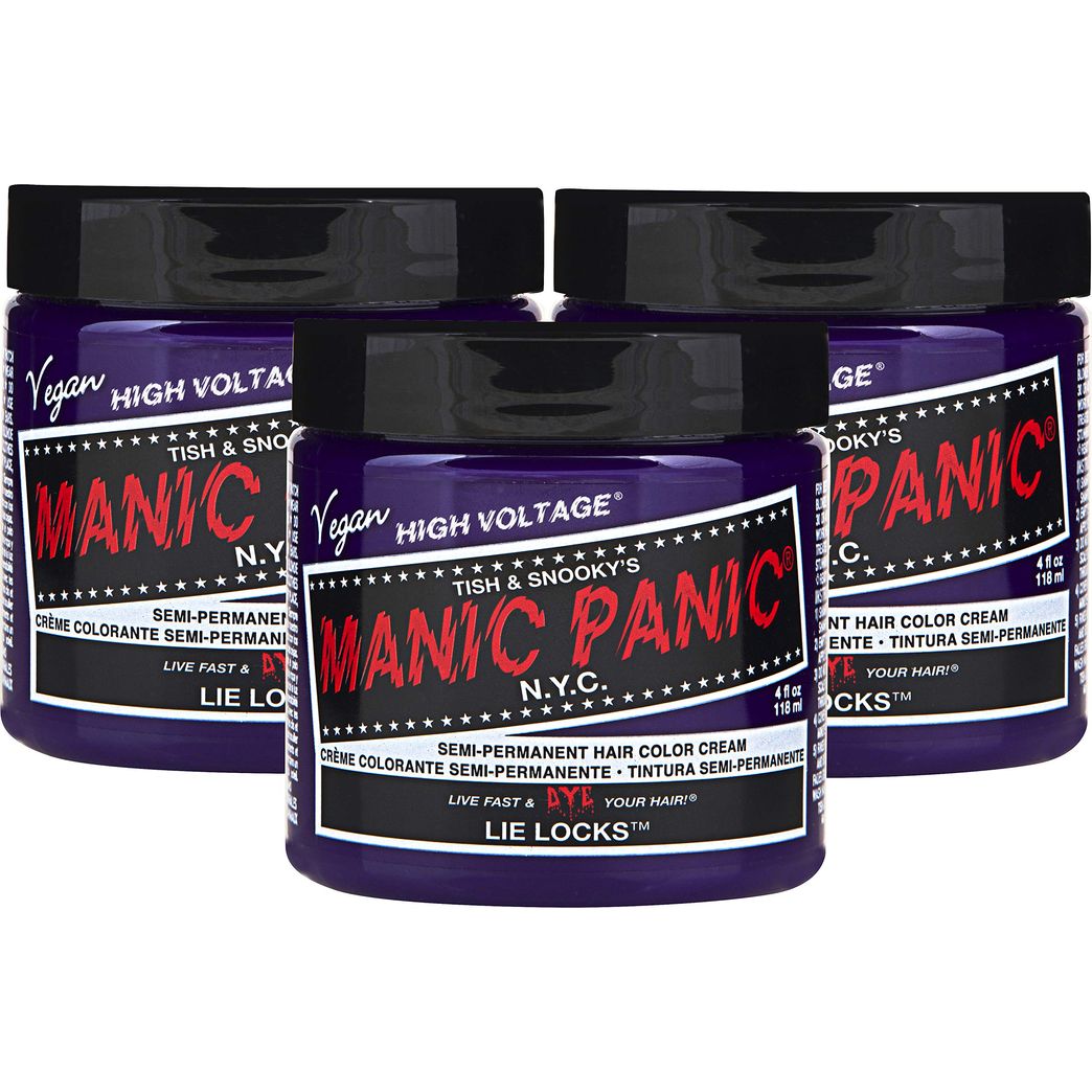 Manic Panic Lie Locks Semi Permanent Cream Hair Color 4 oz