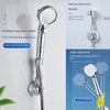 Shower Head Showerhead Holder Bracket Suction Cup Wall Mount Adjustable Removable, 1 Pack Silver