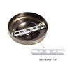 sourcing map Retro Light Canopy Kit Pendant Lighting Ceiling Plate 104mm 4.1Inch Bronze 3Pcs