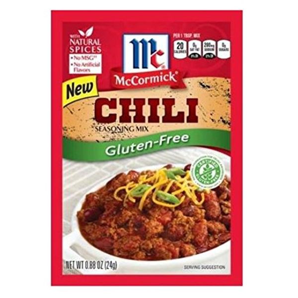 McCormick Gluten Free Chili Seasoning Mix (4 Pack) 1 oz Packets