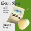 Unscented Lotion Stone and Fabric Bag