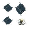 20 Pcs 4x4x4.3mm, Copper Head 4-Pin SMT Tactile Push Button Switch