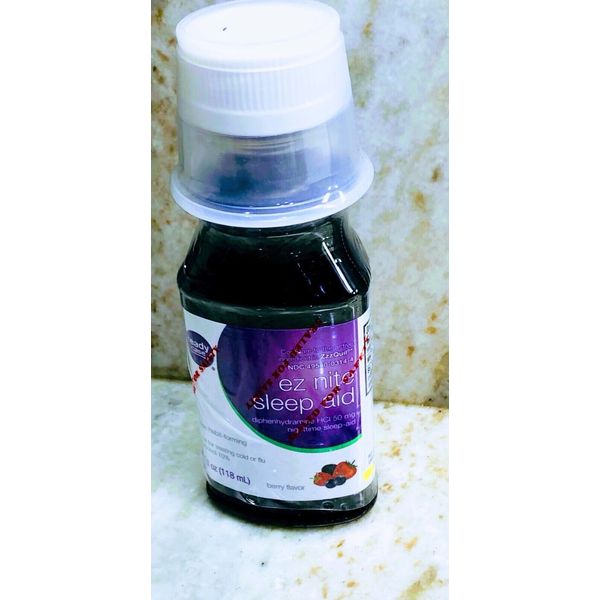 Ready in Case-ez Night Sleep Aid: Berry Flavor. 4fl oz.