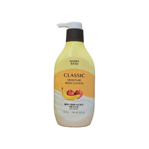 Happy Bath Classic Moisturizing Body Lotion Apple Banana Scent 400g