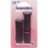 Hemline Sew In Replacement Suspenders Black