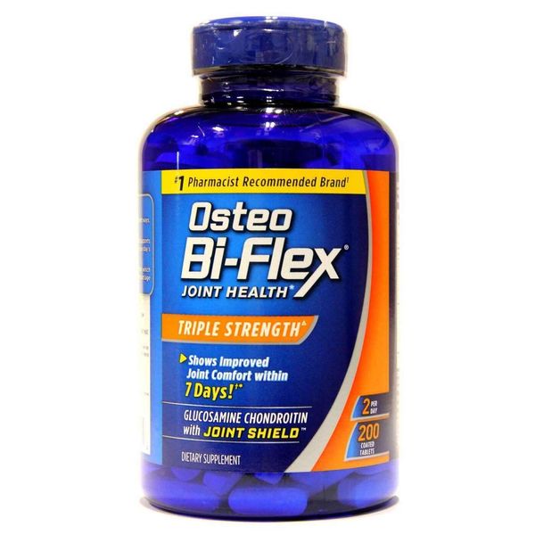 Osteo Bi-Flex Triple Strength, 200 Tablets Strengthen Joints Supports Mobility