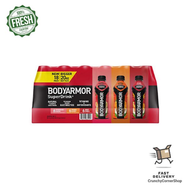 BODYARMOR Sports Drink Variety Pack (20 fl. oz., 18 pk.) Fast Ship