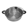High Quality Stainless Steel Low Pot 18 Quart Lid Capsule Base Cookware