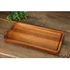 redchocol8® Handmade Wooden Rectangular Plate Tray Natural Brown Dining Centrepiece Oblong Trinket