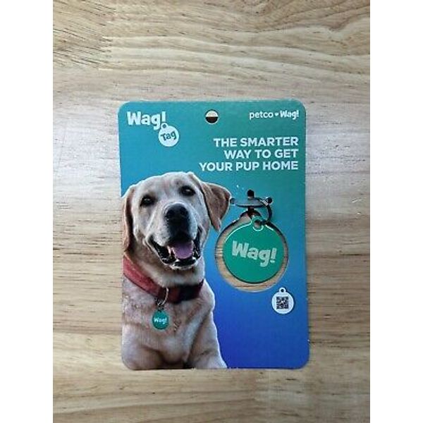 Wag! NFC & QR Code Smart Pet ID Personalized Dog Cat Tag, Online Pet Profile,