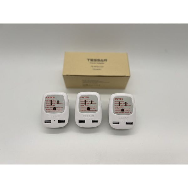 TESSAN Switzerland Travel Power Adapter Type J Travel Plug Adapter with 2 USB