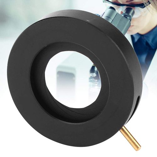 Microscope Lens Adapters, Iris Diaphragm Microscope Iris Adapter Aperture Adjustable Lens Optical Diaphragm for Laboratory Microscope(SK23)