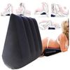 Inflatable pillow, wedge-shaped pillow, waist cushion, fixed body position