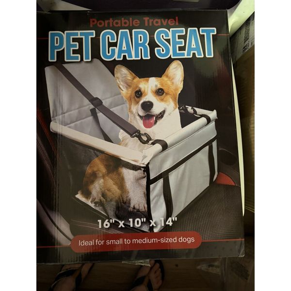 🐕🐈FOLDABLE PORTABLE DOG CAR SEAT BELT BOOSTER TRAVEL CARRIER FOR PET CAT PUPPY