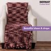 Bernat Crushed Velvet Yarn, Bright Magenta