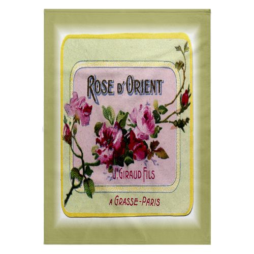 3dRose 22x30 Bath Hand Pool Towel - French Soap Ad Vintage