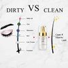 100ML Lash Shampoo for Eyelash Extensions and Daily Natural Eyelash Wash,Eye Makeup Remover,Oil Free Lash Foaming Cleanser with Soft Cleaning Brush,Salon and Home Use