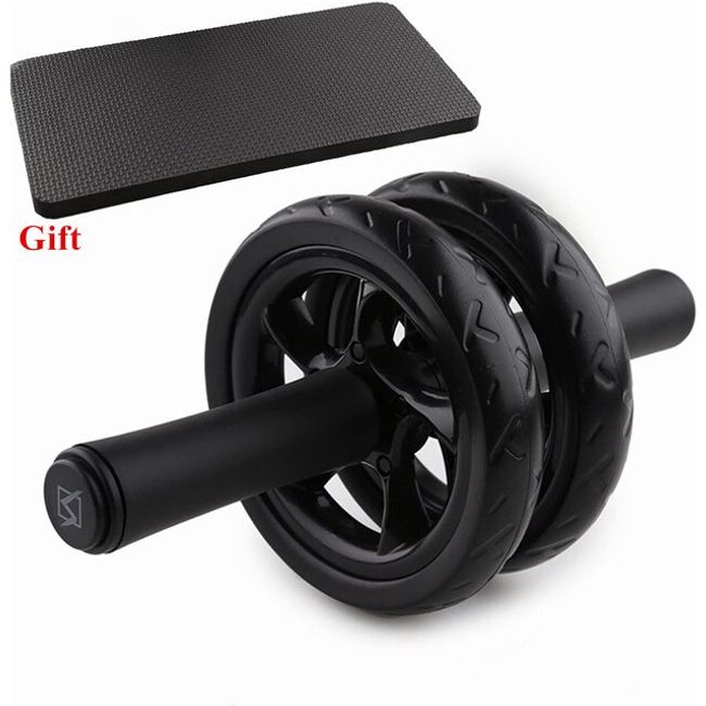 AB Slide Roller Wheel Home Crunch Artifact Silent Abdominal Training Equipment for Gym Strength Training, [01] Black