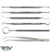 Dental Tooth Scaler Pick Tool Kit Dentist Cleaning Whitening Instruments CE