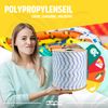 30m POLYPROPYLENSEIL 3mm WEIß Flechtleine Textilseil geflochten