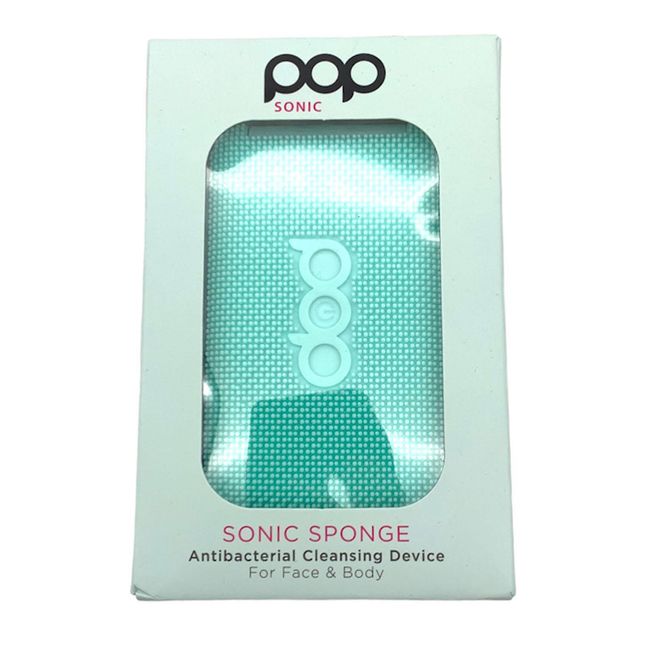 Pop Sonic Sponge Face & Body Cleansing Tool Turquoise