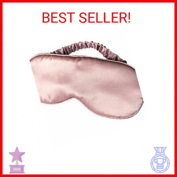 LULUSILK Mulberry Silk Sleep Eye Mask & Blindfold with Elastic Strap/Headband