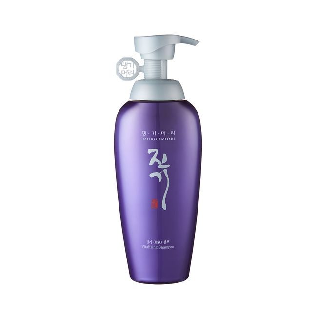 Daeng Gi Meo Ri- Jin Gi Vitalizing Shampoo, Calamus Water, Provides Moisture to Frizzy and Split Hair, Smooth and Shiny Hair, 500ml with Stopper