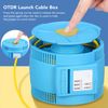 Fiber Optic OTDR Launch Cable Box Patch Cable Fibre Ring Single Mode SCUPC to SCUPC SM Singlemode Test Tool (1000M)