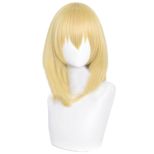 LAOBAO Cosplay Wig, Howl Wig, Heat Resistant, Disguise Wig, Bob, Blonde Hair, Costume Accessories, Parties, Halloween, Costumes, Cultural Festivals, Events, Cosplay Wig