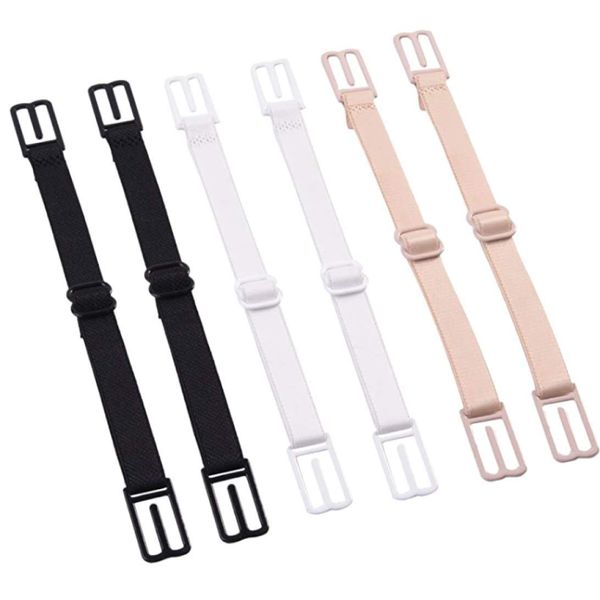 LIUSM Women's Bra Strap Clips Elastic Non-Slip Strap Holder-6PCS