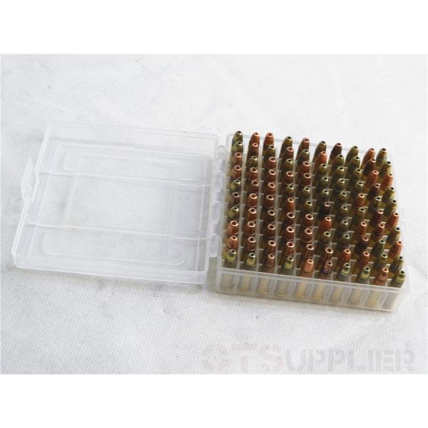 OTSupplier Heavy Duty See-Thru Ammunition Storage Boxes .22LR- 2 PACK