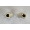 2 x John Guest PPM2312W White Polypropylene 12mm Push Fit Two Way Divider