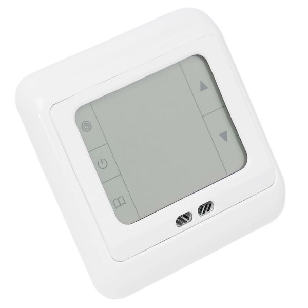 Touchscreen Underfloor Heating Room Controller with Dual Temperature Sensors