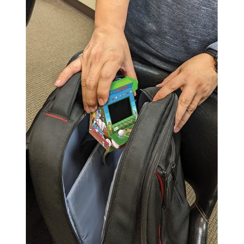 My Arcade All Star Stadium Pico Player- Fully Playable Portable Tiny Arcade Machine with 107 Retro Games, Toys for Kids, 2" Screen, Green, Small (DGUNL-4120)