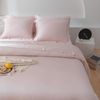 Oasis Bamboo Duvet Cover Set Cooling (Pink, Full/Queen)