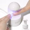GAOY Mini UV Light for Gel Nails, Small Curing Light, Eggshell LED Nail Lamp, Fast Curing, White
