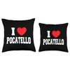 I Love Pocatello Throw Pillow