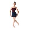 Mirella Women's Georgette Wrap Dance Skirt, Navy, One Size