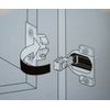 BLUM COMPACT 33 HINGE MOUNTING PLATE - 1/2 " OVERLAY - WITH HARDWARE