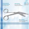 Goniometer Physical Therapy Complete Set W/Bonus Reflex Hammer Including 12,8,6