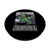 Cool Disc Golf Player I Dinosaur T-Rex Frisbee Disc-Saurus PopSockets Swappable PopGrip