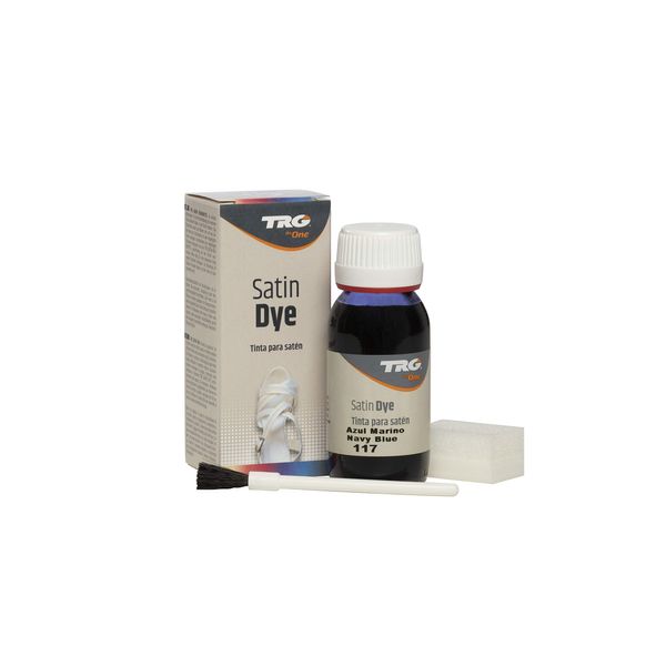 TRG the One Satin Dye for Shoes Bags and Accessories (#117 Navy Blue)